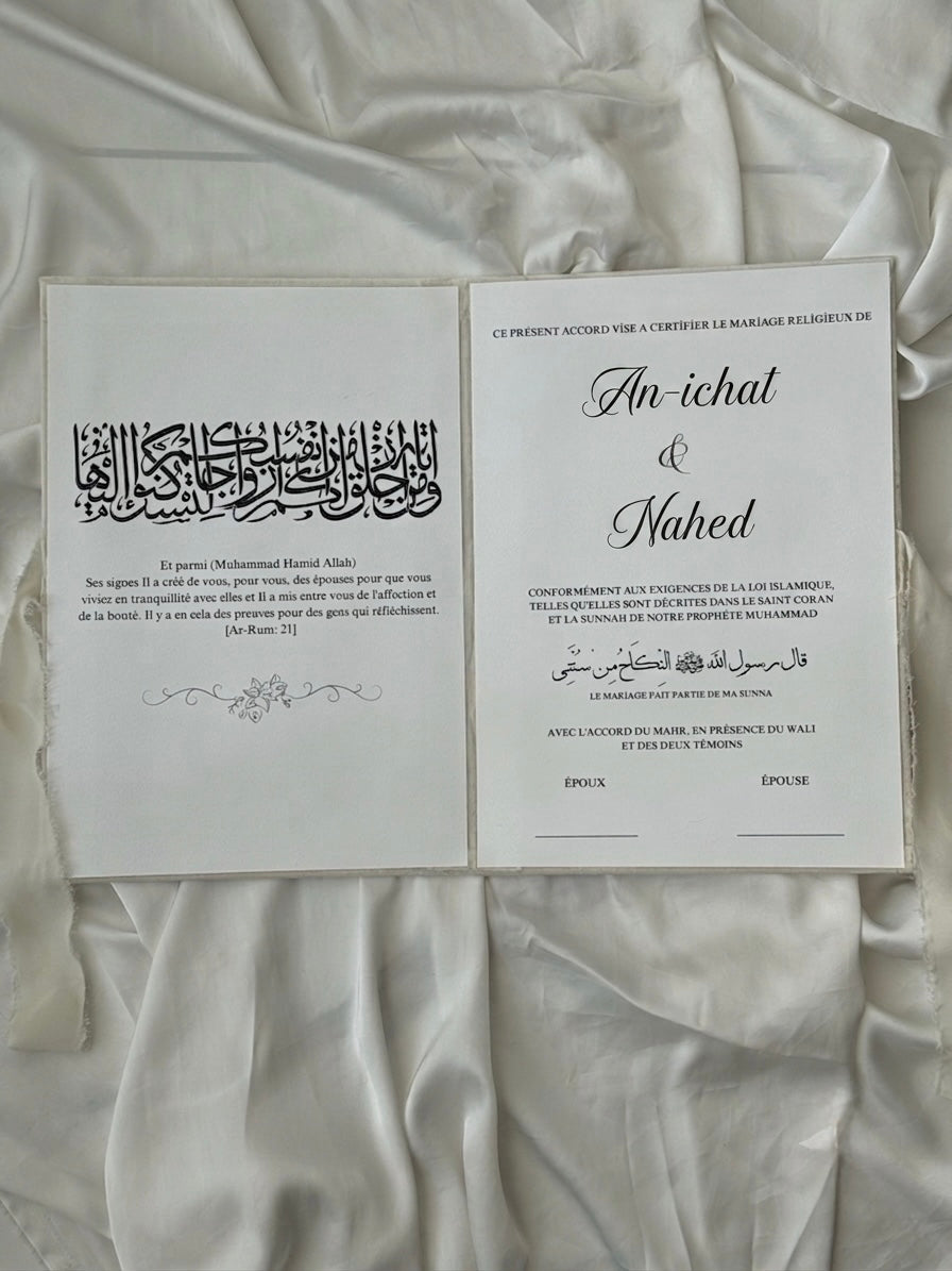 Livret de mariage
