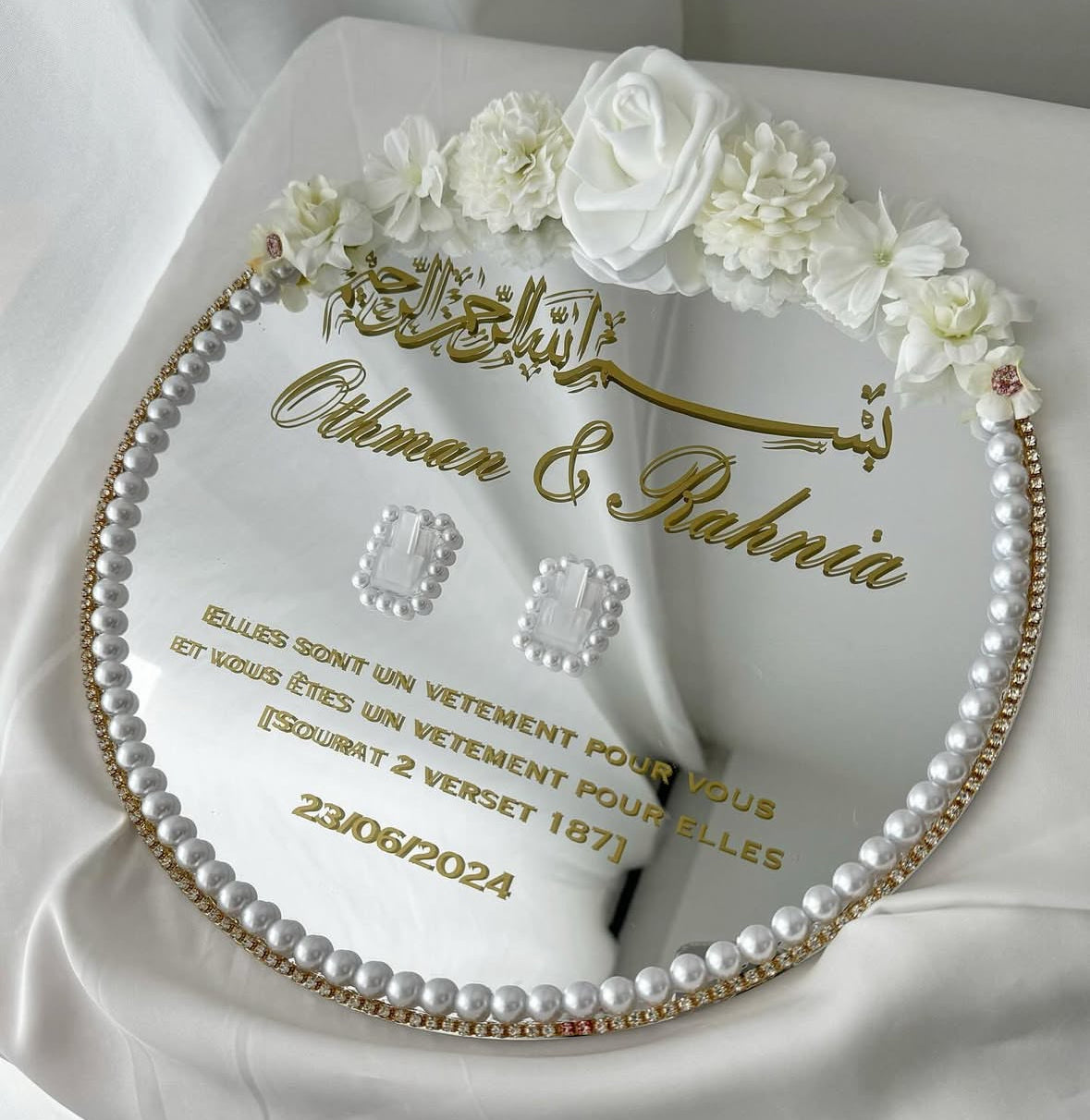 Porte alliances miroir