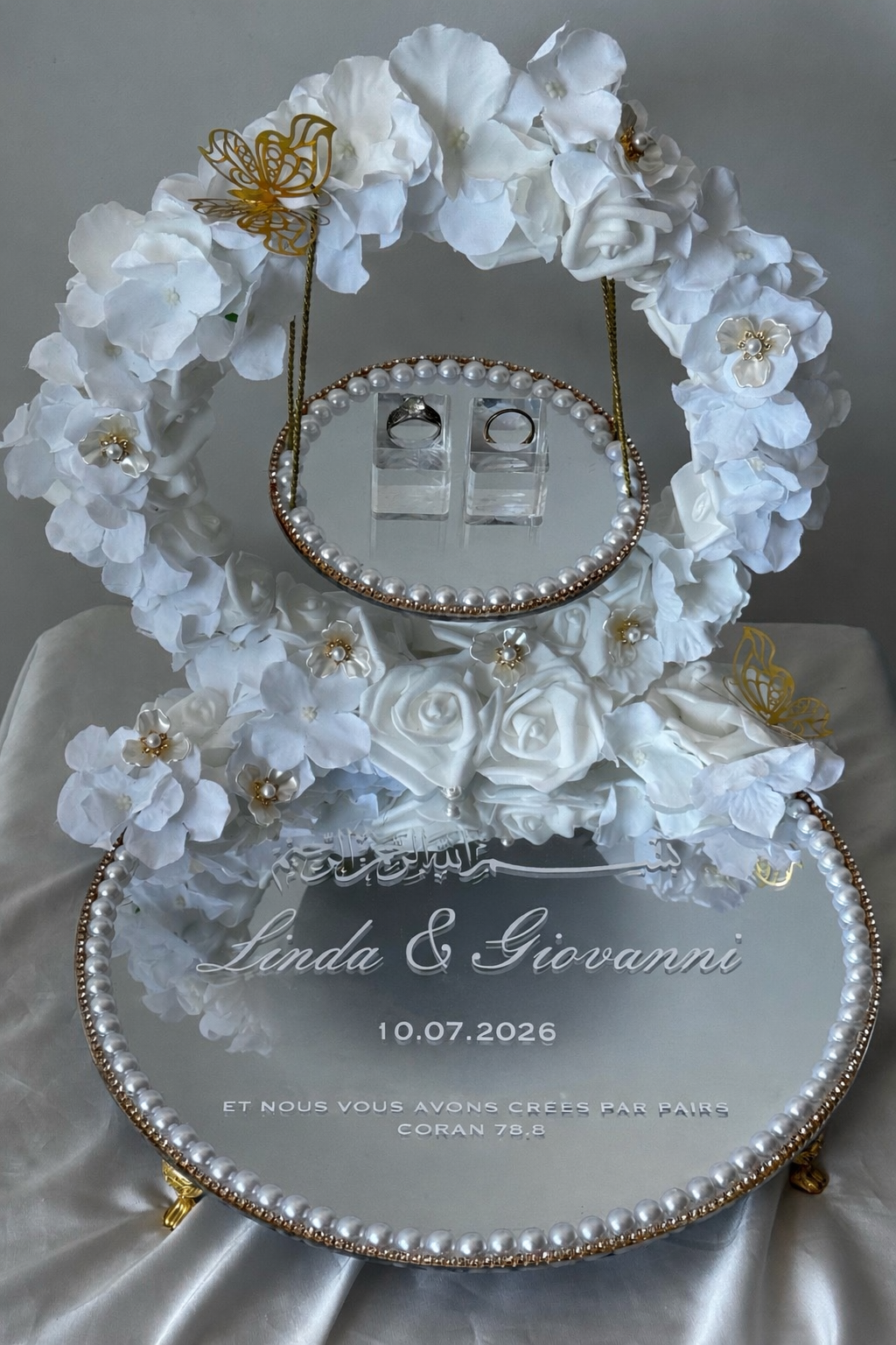 Porte alliances balancelle