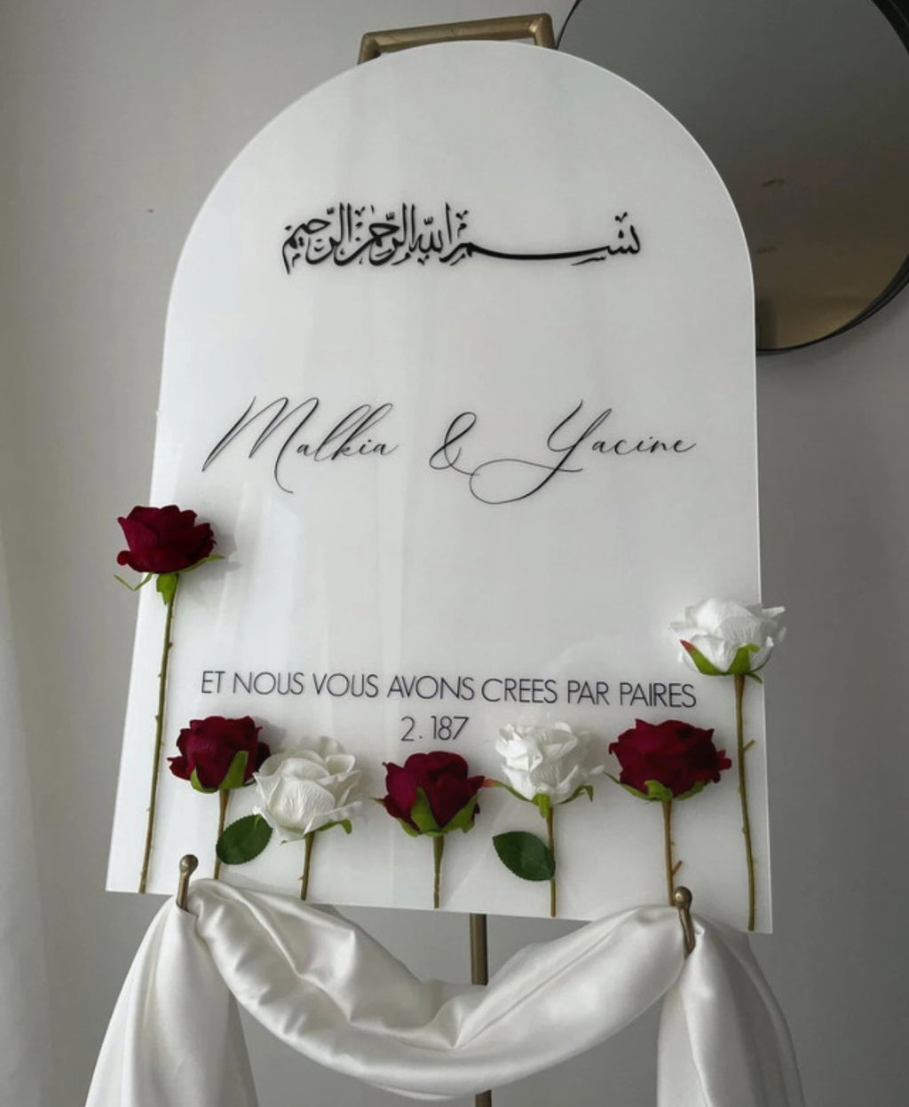 Panneau de bienvenue