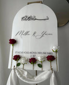 Panneau de bienvenue