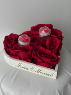 Porte alliances coeur