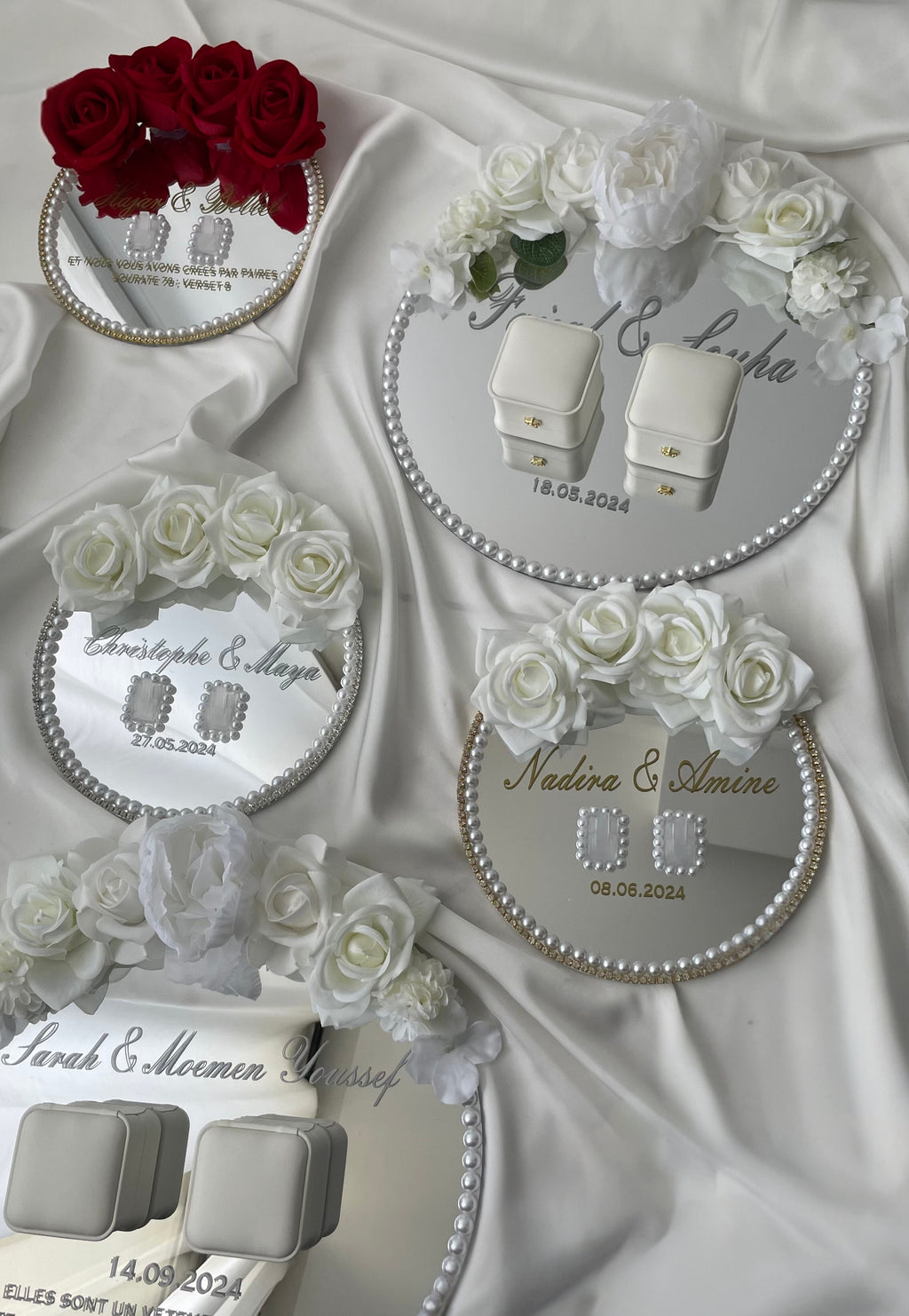 Porte alliances miroir