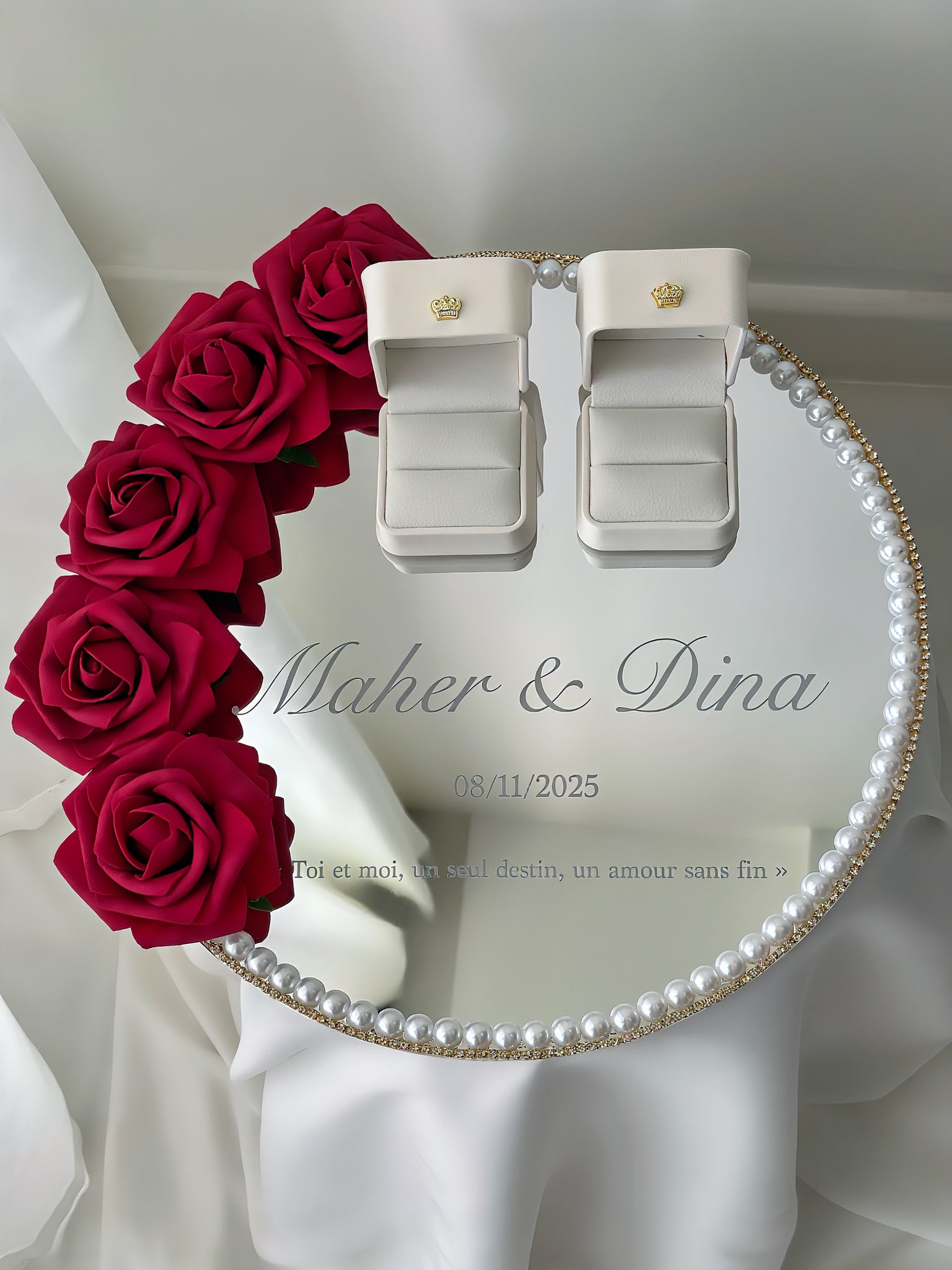 Porte alliances miroir