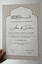 contrat de mariage religieux