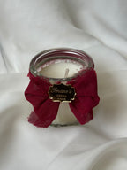 Bougie pot en verre