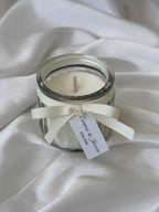 Bougie pot en verre