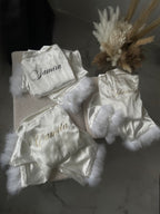 Pyjama satin et plume