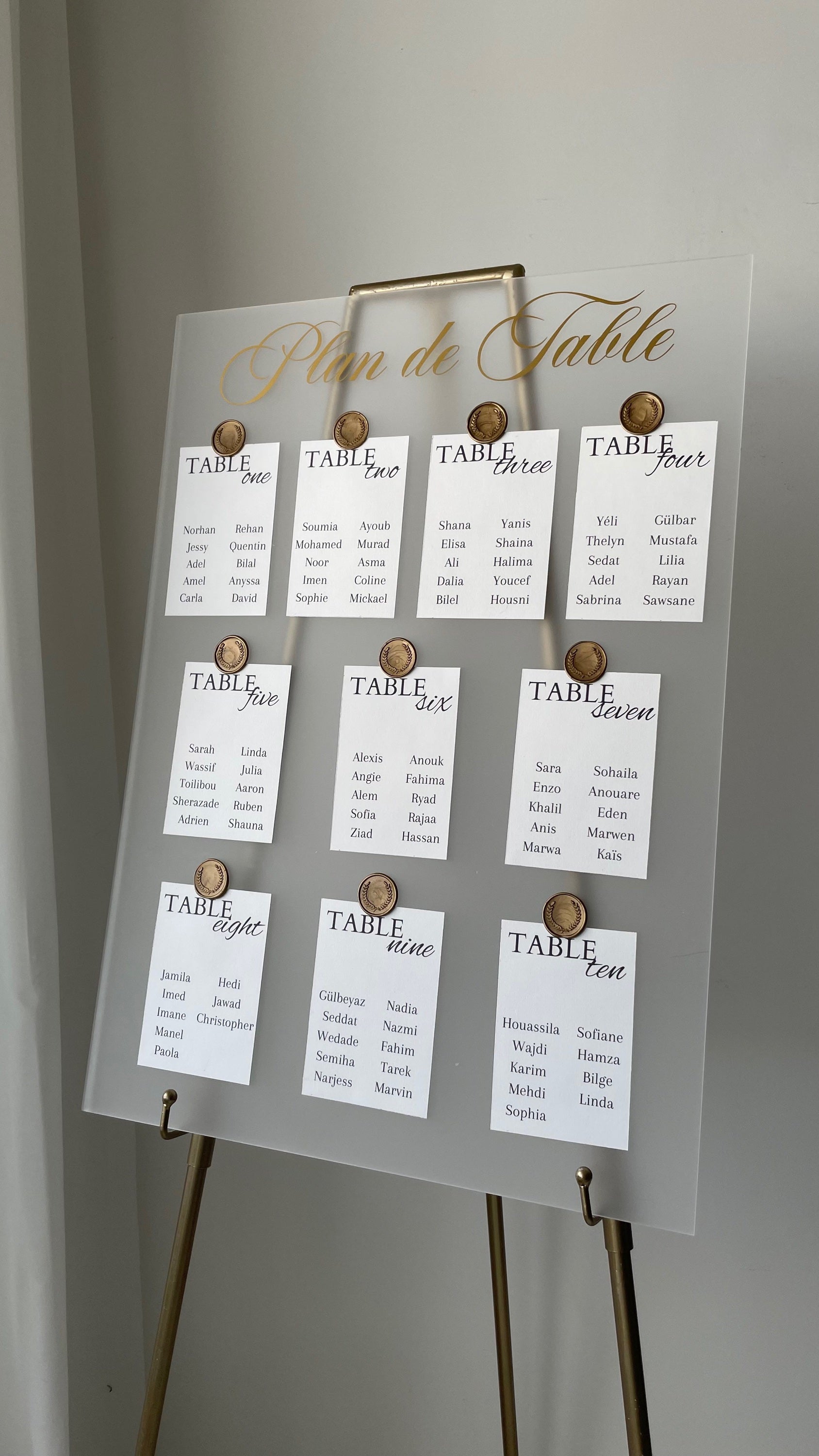 Plan de table